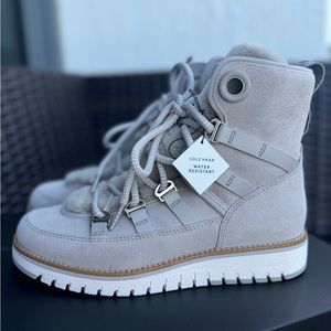 Cole Haan  Zerogrand Luxe Hiker 7 grey taupe beige gray